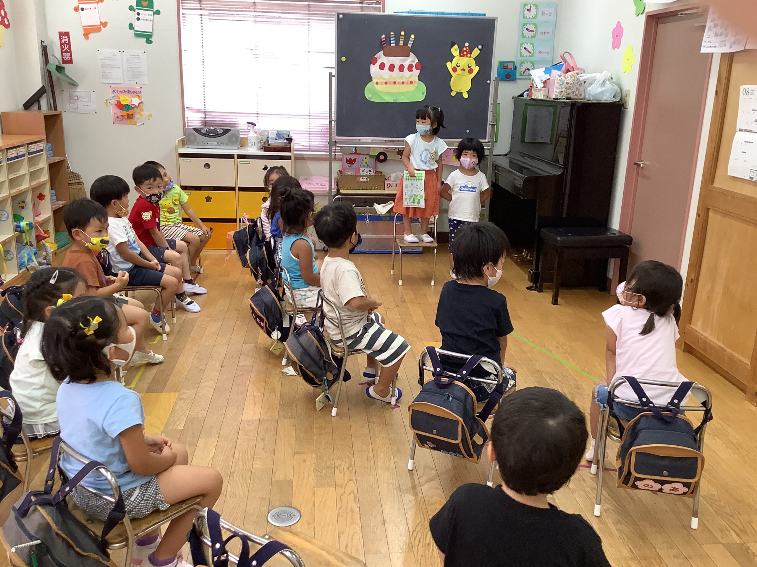 ８月生まれの誕生会☆