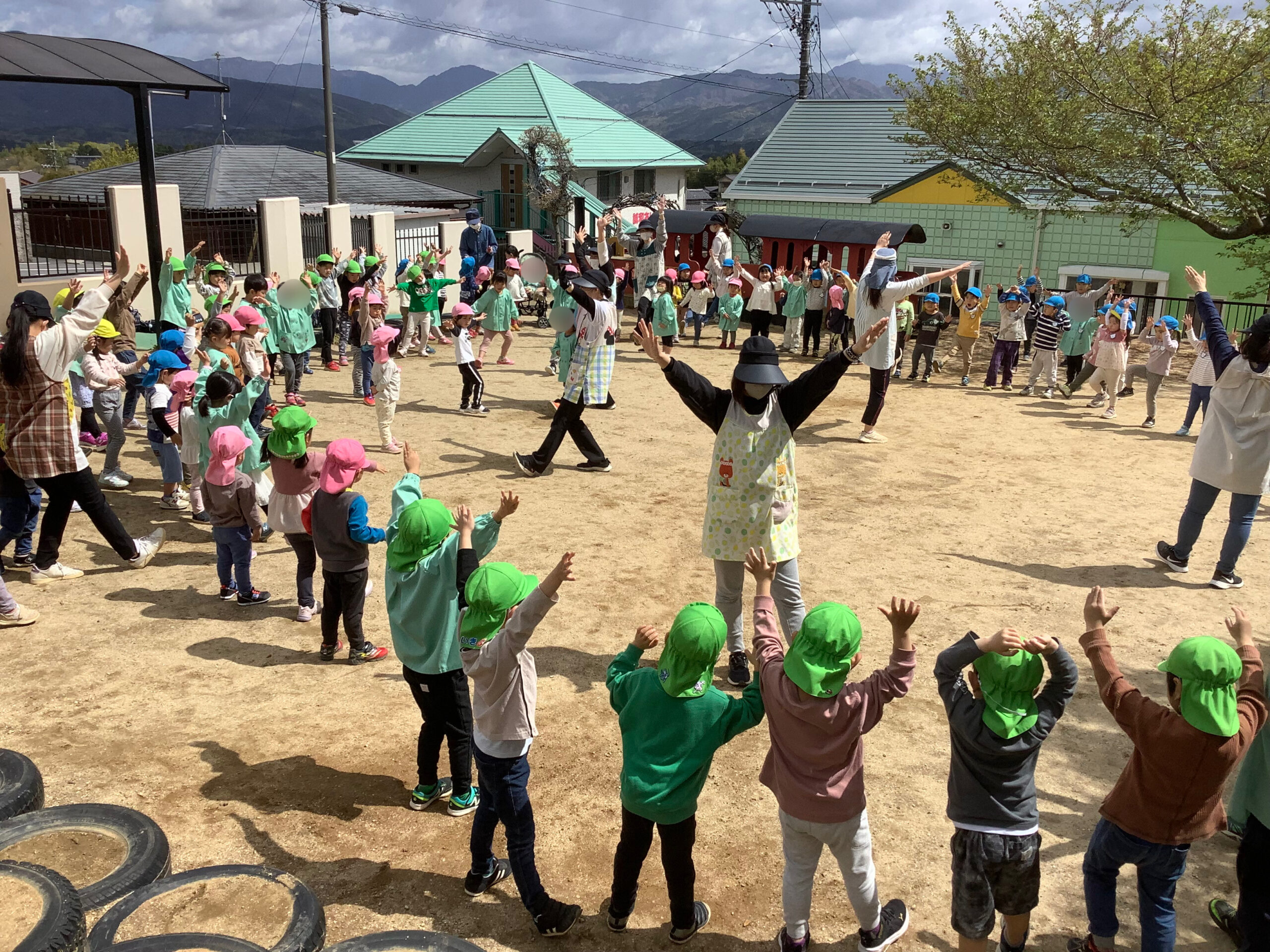 フォークダンスをしました！