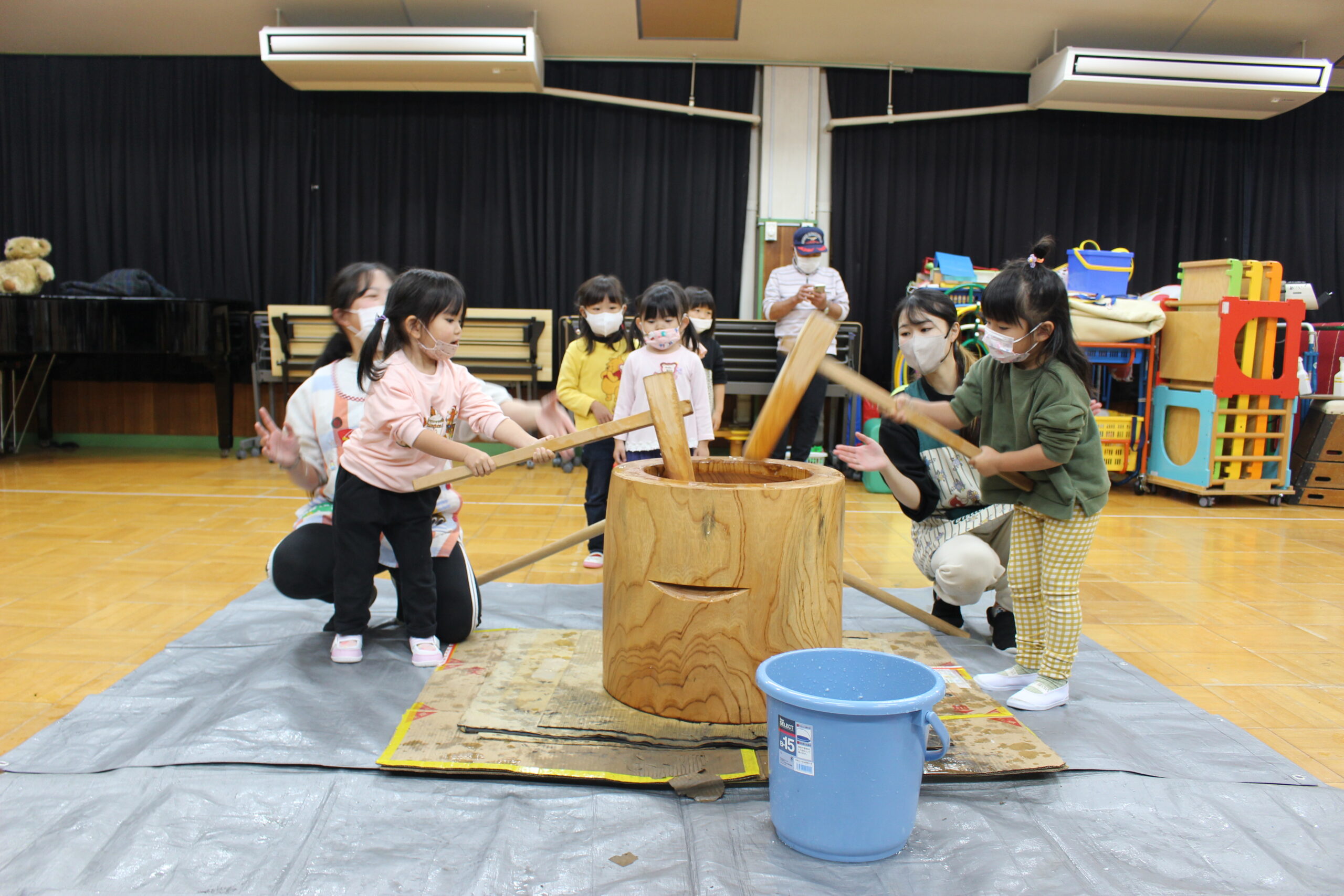 おもちつきをしました！