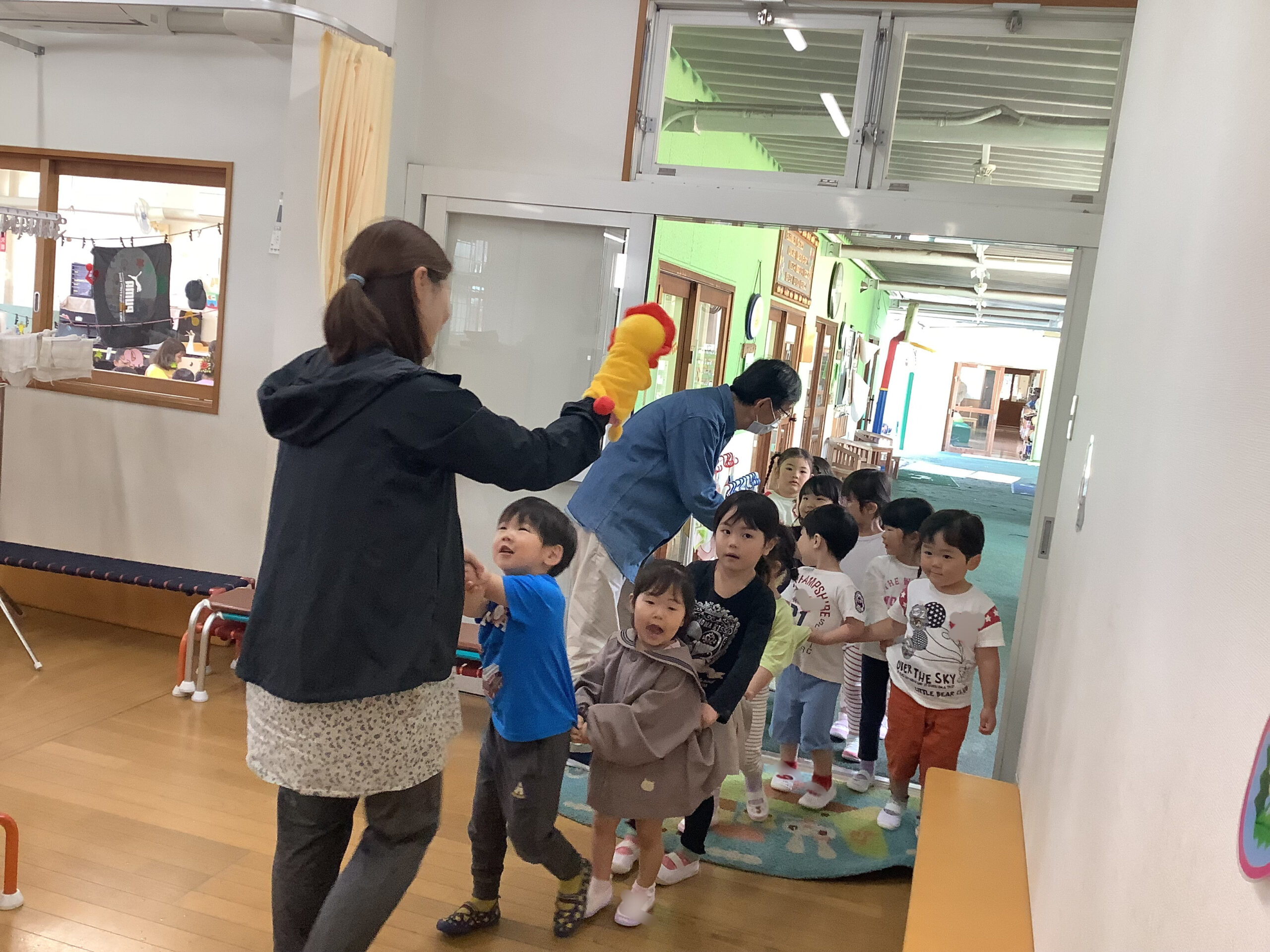 年少さんの様子