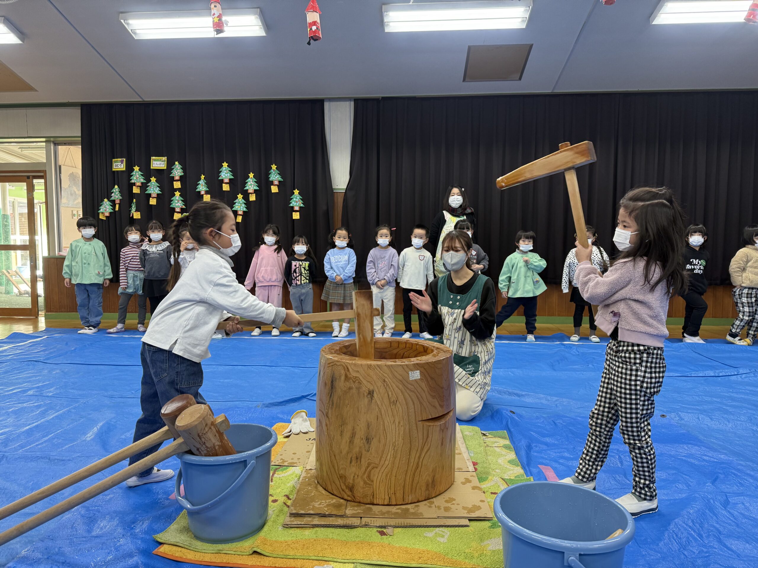 もちつき大会楽しかったよ！