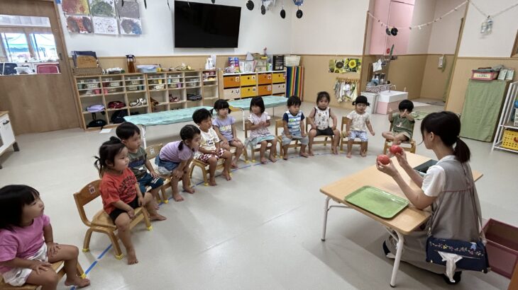 8月の食育【未満児組 / 2歳児】