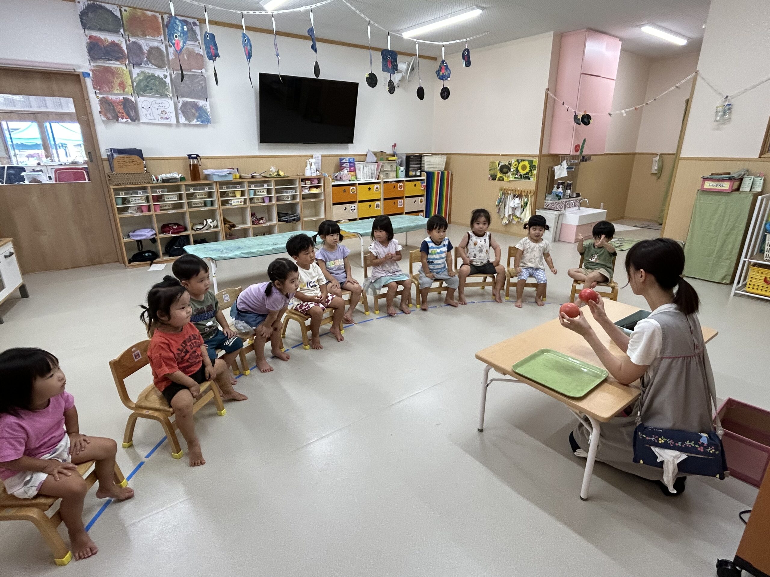 8月の食育【未満児組 / 2歳児】