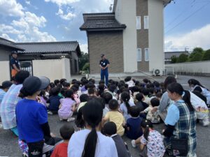 避難訓練をしました誠和幼稚園-幼保連携型こども園 - 粉砕技術業界No1プロフェッショナル