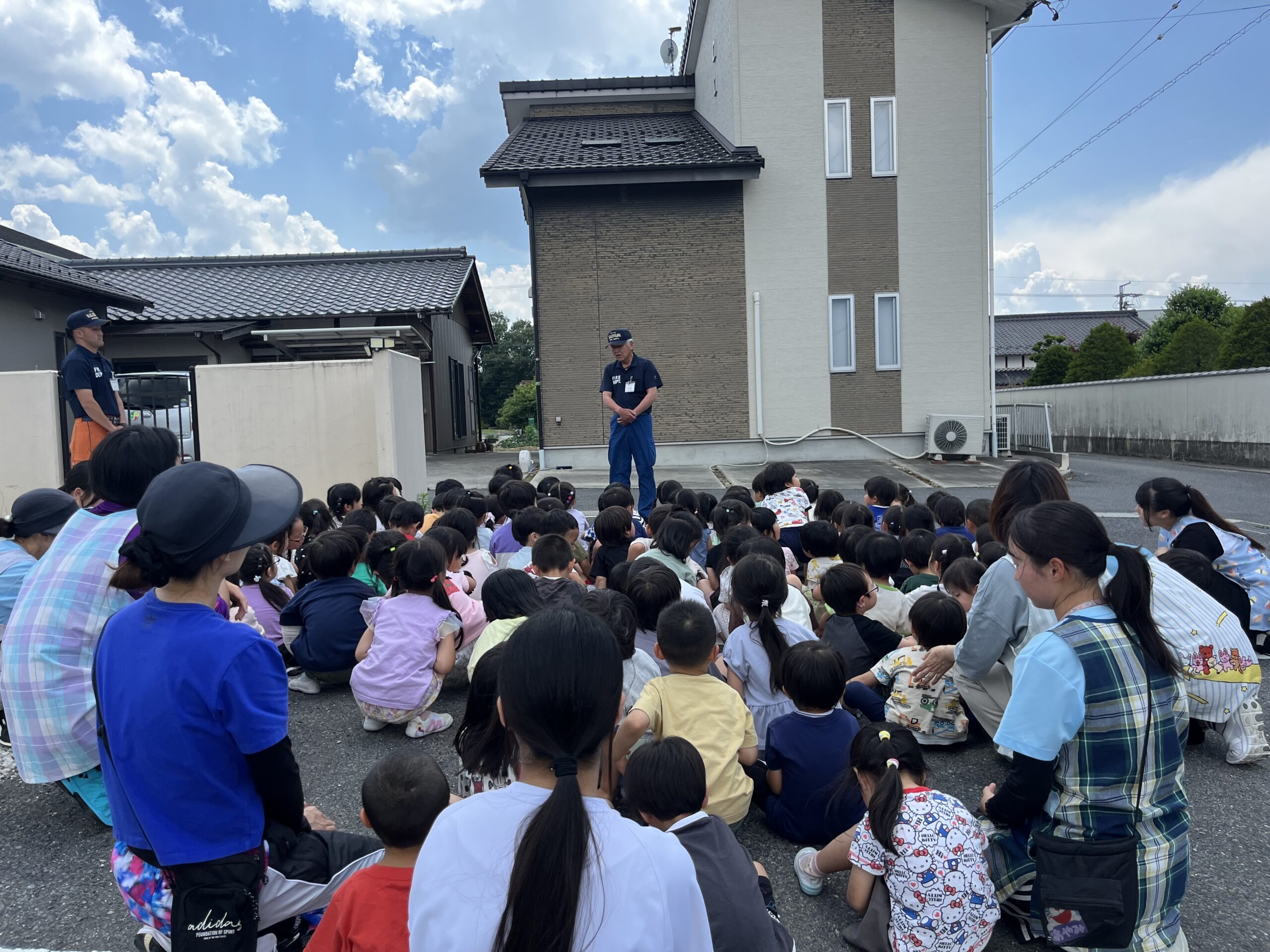 避難訓練をしました